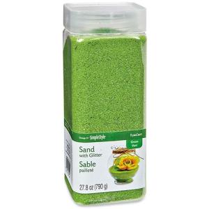 FloraCraft Sand with Glitter - (790g/1.74lb) Grass Green