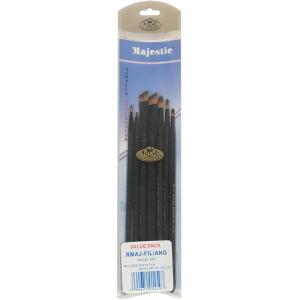 Royal Langnickel Majestic Brush Set - (7 Pack) Filberts & Angulars