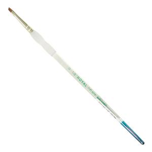 Royal Langnickel Soft-Grip Red Sable Brush - Short Handle, Angled 1/8"