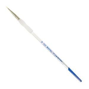Royal Langnickel Soft-Grip Gold Taklon Brush - Short Handle, Detail Round #10/0