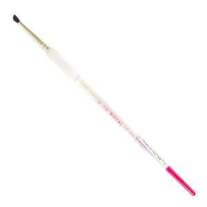 Royal Langnickel Soft-Grip Natural Fitch Brush - Short Handle, Deer Foot 1/8"