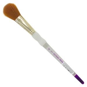 Royal Langnickel Soft-Grip Synthetic Sable Brush - Short Handle, Oval Mop 3/4"