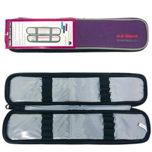 Weber Just Stow-it Slim Jim Brush Case - Artist Purple