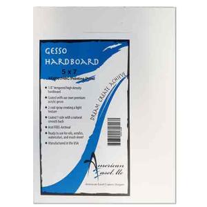 American Easel Tempered Gessoed Hardboard Panel 5"x7"