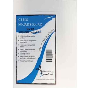 American Easel Tempered Gessoed Hardboard Panel 9"x12"