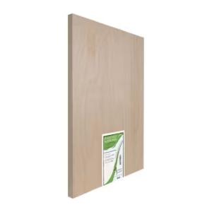American Easel Flat Cradled Birch Panel Board 7/8" - Natural, 18" x 24"