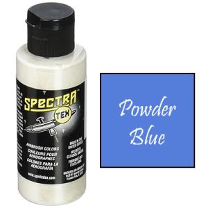 Badger Spectra-Tex Powder Blue Airbrush Paint (2 ounces)