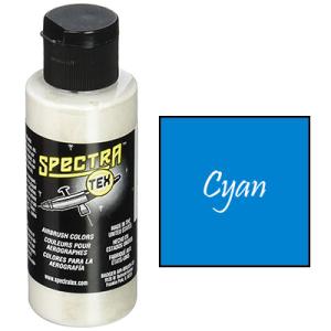 Badger Spectra-Tex Cyan Airbrush Paint (2 ounces)