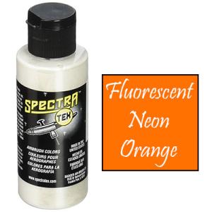 Badger Spectra-Tex Fluorescent Neon Orange Airbrush Paint (2 ounces)