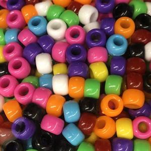 The Beadery Super Value Pony Beads – (1lb) Opaque Assortment