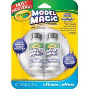 Crayola Model Magic Glaze - (2 Pack) Silver Shimmer