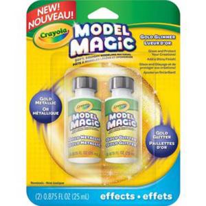 Crayola Model Magic Glaze - (2 Pack) Gold Glimmer