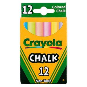 Crayola Chalkboard Chalk - (12 Pack) Assorted Colors