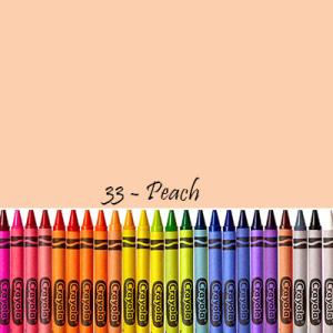 Crayola Crayons - (12 Pack) Peach