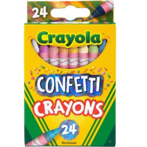 Crayola Crayons - (24 Pack) Confetti 52-3407