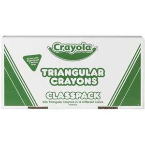 Crayola Triangular Crayons Classpack - (256 Pieces) 16 Colors