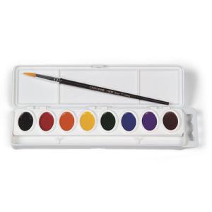 Crayola Semi-Moist Watercolor Set with Brush - 8 Assorted Colors