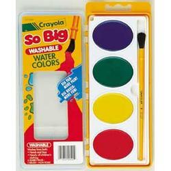 Crayola Washable Watercolors Jumbo Set - 4 Colors