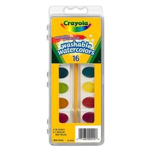 Crayola Washable Watercolor Set - 16 Assorted Colors
