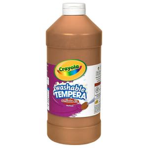 Crayola Washable Tempera Paint - (16oz/473ml) Brown