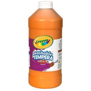 Crayola Washable Tempera Paint - (16oz/473ml) Orange