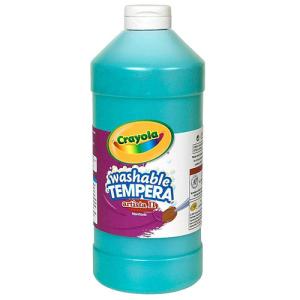 Crayola Washable Tempera Paint - (16oz/473ml) Turquoise