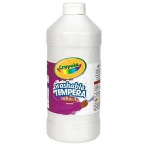 Crayola Washable Tempera Paint - (16oz/473ml) White