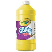 Crayola Washable Tempera Paint - (32oz/946ml) Yellow