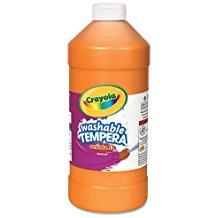 Crayola Washable Tempera Paint - (32oz/946ml) Orange
