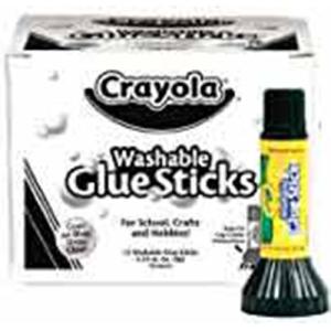 Crayola Washable Glue Sticks .29oz - (12 Pack)