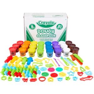 Crayola Dough Classpack - (105 Pieces) 24 Doughs & 81 Tools