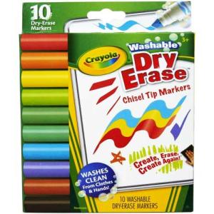 Crayola Washable Dura-Wedge Dry Erase Markers 10ct  58-7733