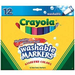 Crayola Washable Broad Line Markers - (12 Pack) Assorted Colors