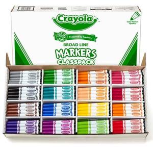 Crayola Broad Line Markers Classpack - (256 Pieces) 16 Colors
