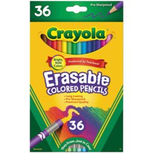 Crayola Erasable Colored Pencils - (36 Pack)