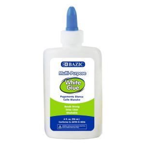 Bazic Multi-Purpose Washable White Glue 4 FL OZ (118 mL)