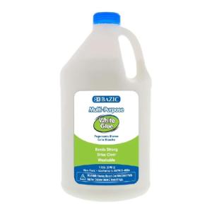 Bazic Multi-Purpose Washable White Glue Gallon  128FL OZ