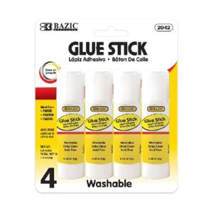 Bazic All Purpose Medium Glue Sticks  -4pk (0.28oz/8g)