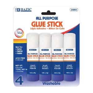 Bazic Premium Small Glue Sticks  -4pk (0.28oz/8g)