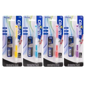 Bazic Crown 0.7 mm Mechanical Pencil w/ Ceramics High-Quality Lead 12ct