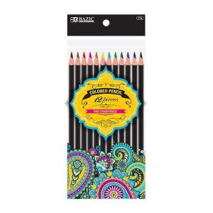 Bazic Designer Colored Pencils  (12/pk)