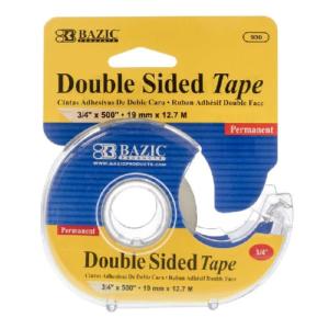 Bazic Double Sided Tape 3/4"x500"