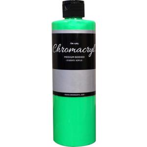 Chromacryl Acrylic Paint - (16.9oz/473ml) Neon Green