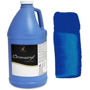 Chromacryl Acrylic Paint  2 Liter (67.7oz) Cobalt Blue