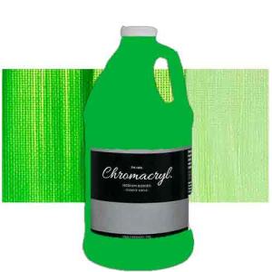 Chromacryl Acrylic Paint  2 Liter (67.7oz)- Neon Green