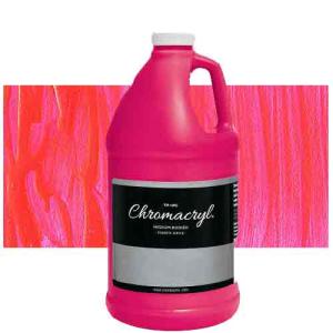 Chromacryl Acrylic Paint  2 Liter (67.7oz)- Neon Pink