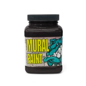 Chroma Acrylic Mural Paint - (16oz/474ml) CH2398 Blacktop Black