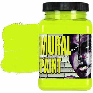 Chroma Acrylic Mural Paint - (16oz/474ml) CH2508 Psychedelic (yellow green)