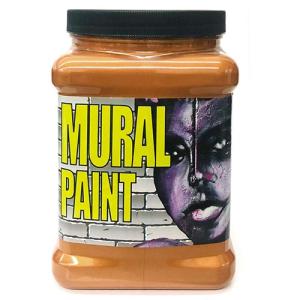 Chroma Acrylic Mural Paint - (1/2 Gallon) Glam Rock Gold -Disc