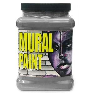 Chroma Acrylic Mural Paint - (1/2 Gallon) Rock Star Silver -Disc
